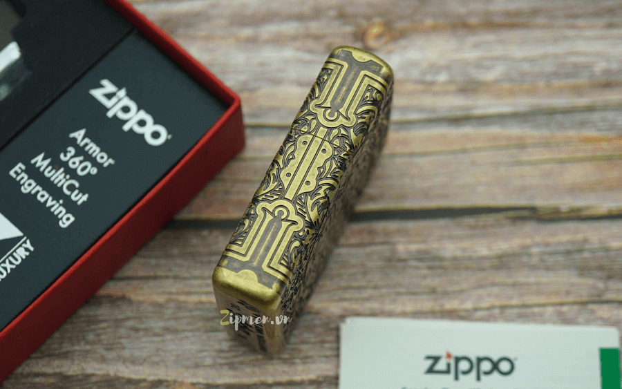 Cạnh bên Zippo usa chính hãng