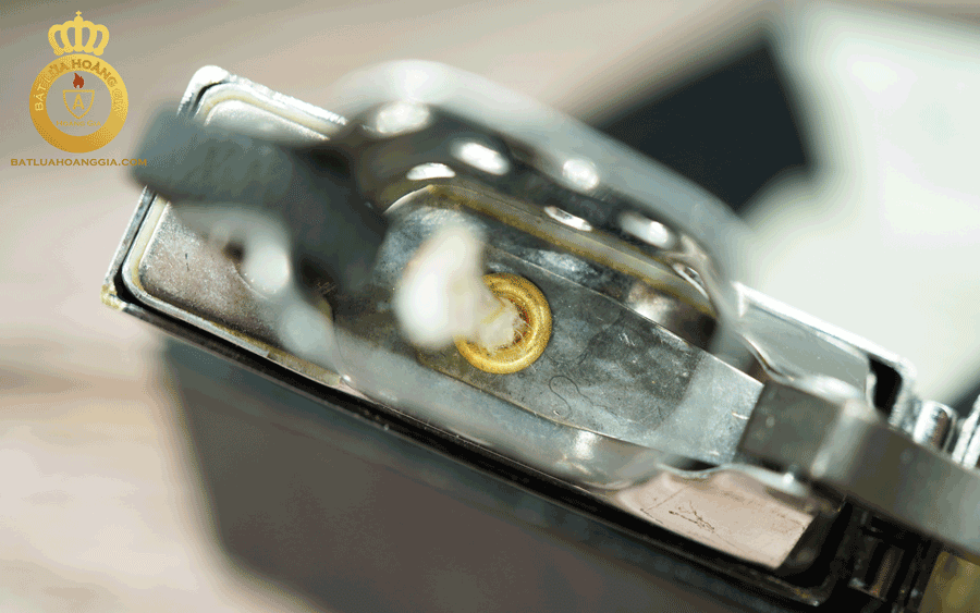 mộc đáy zippo replica tái bản 1935