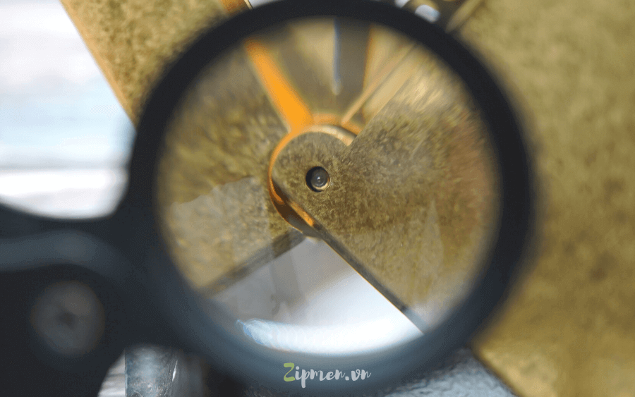 Chốt bản lề bật lửa Zorro brass 552 đồng khối