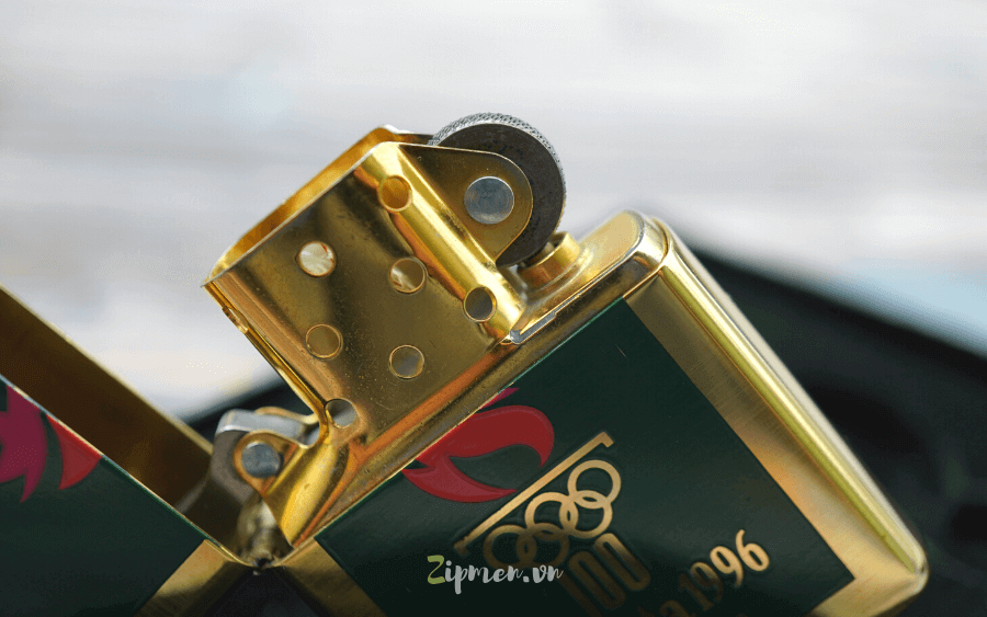 Cổ đá Zippo usa la mã Atlanta 1995