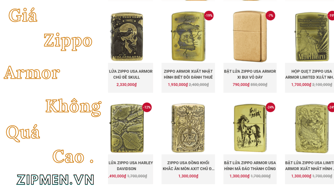 gia-zippo-armor-khong-qua-cao