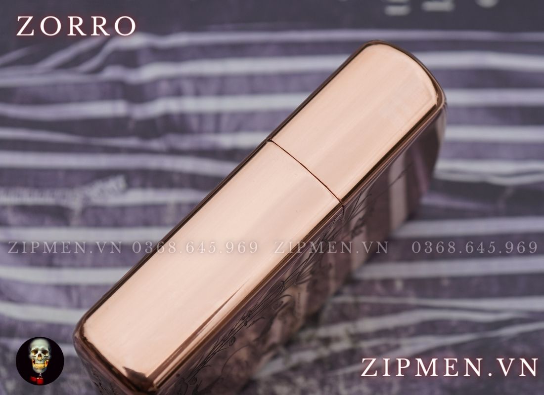 Bật lửa Zorro super copper chủ đề cá chép hoá rồng
