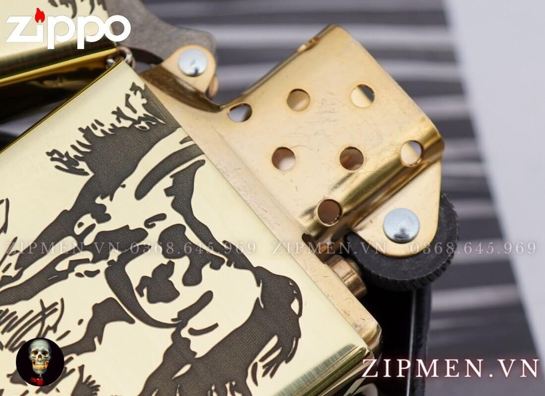 Zippo armor limited edition vỏ dày hình con ngựa mã đáo thành công