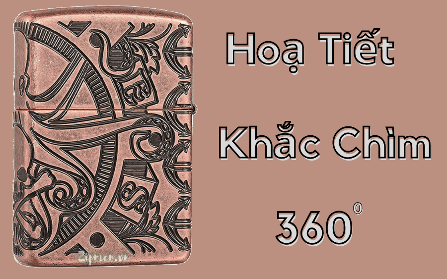 Zippo armor 1295 khắc ăn mòn 36