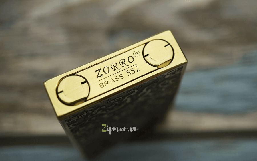 Mộc đáy bật lửa Zorro dupont 552
