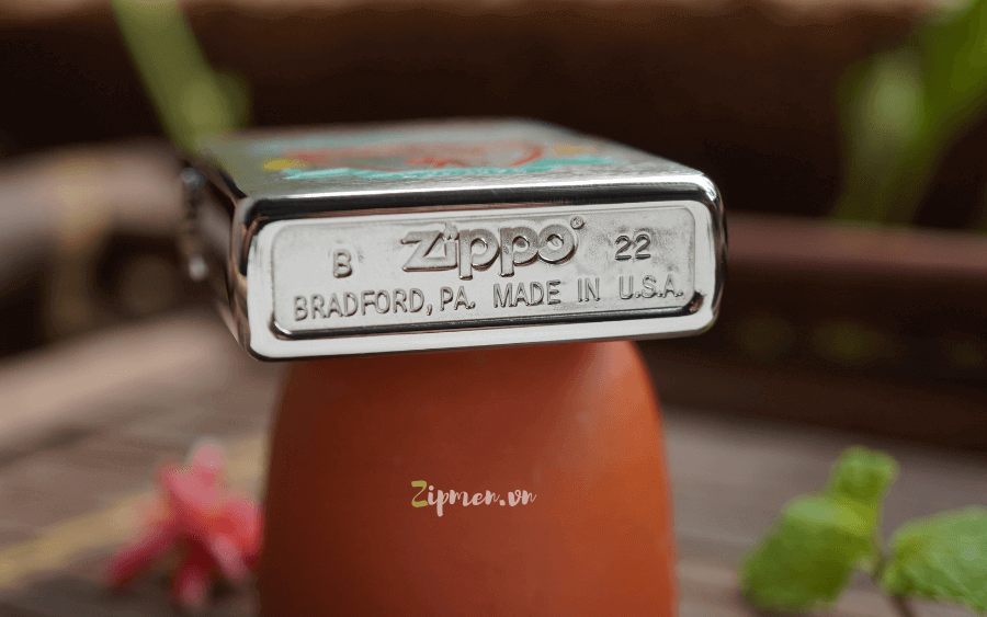 Mộc đáy Zippo usa logo Liverpool