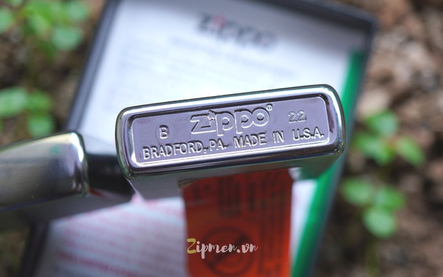 Mộc đáy Zippo USA chính hãng