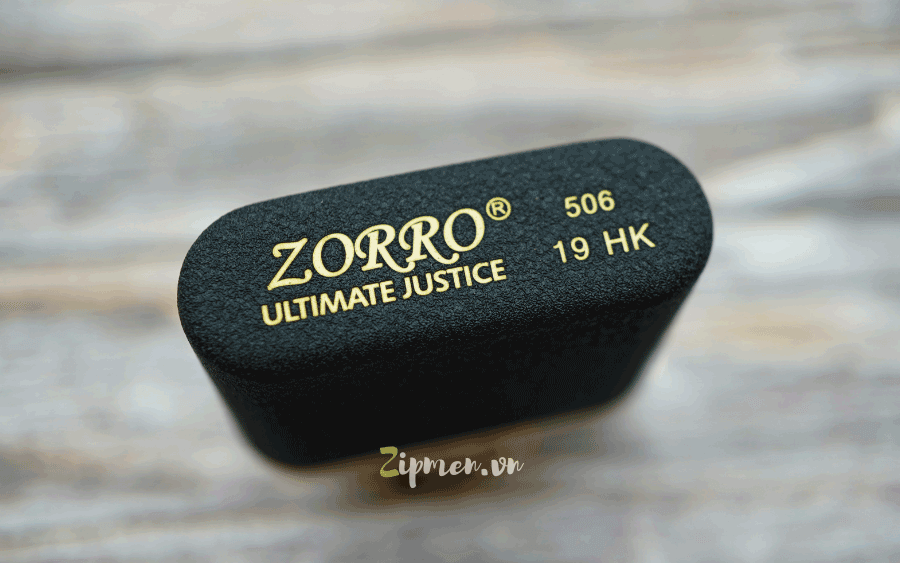 Mộc đáy bật lửa zorro xăng đá