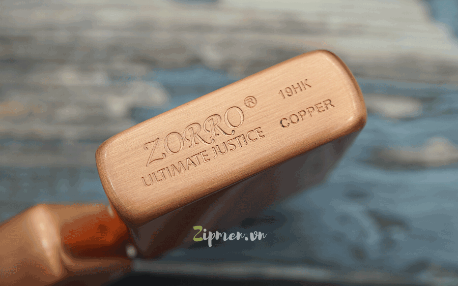 Mộc đáy Zorro đồng copper khá dày