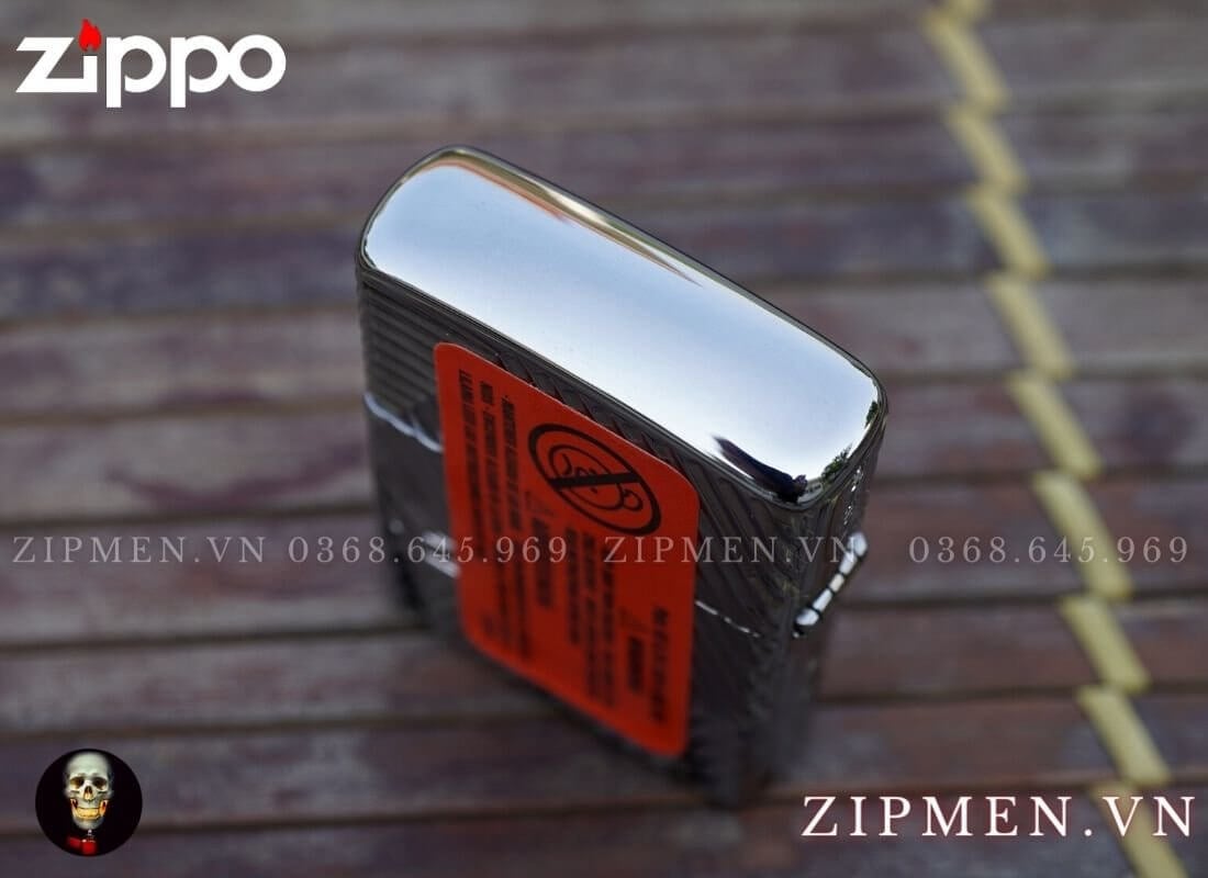 Hộp quẹt zippo armor luxury chủ đề ngọn lửa logo zippo | Bật lửa zippo chính hãng