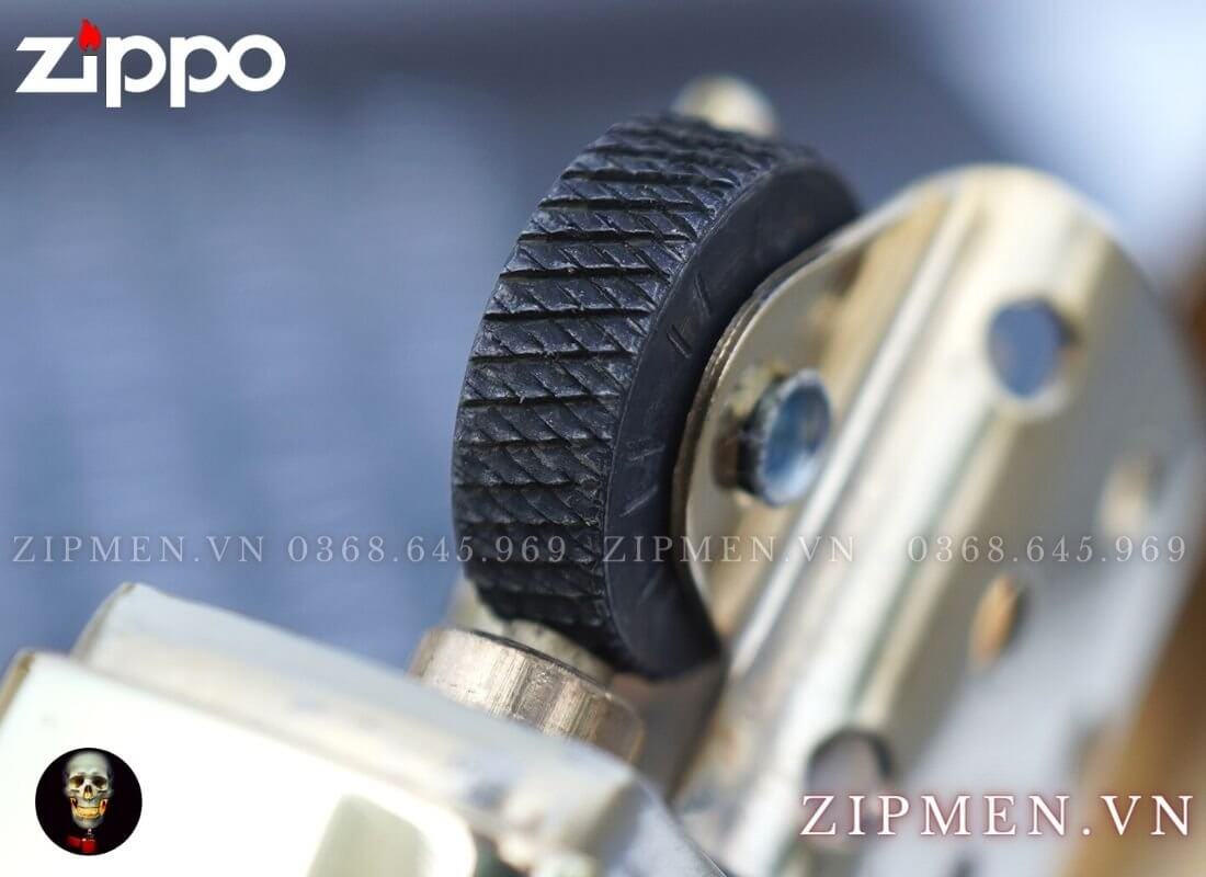 Bật lửa zippo vintage 1937 vàng bóng góc logo cadillac | Hộp quẹt zippo cao cấp