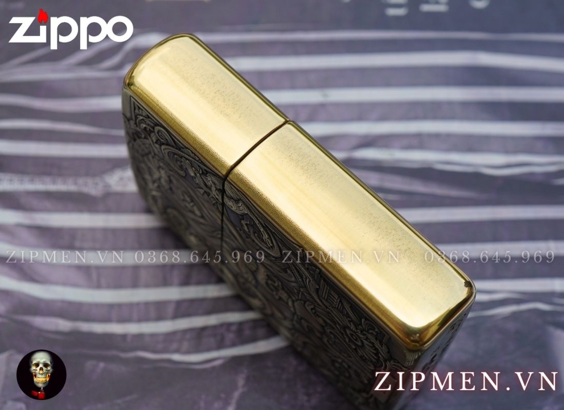 Zippo Armor xuất Nhật cung hoàng đạo Sư Tử