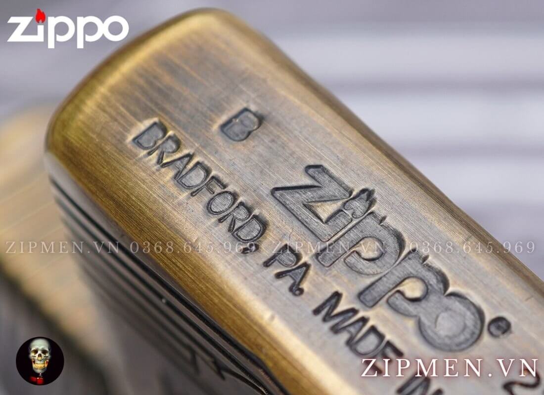 Bật lửa zippo armor chủ đề harley davidson đầu lâu | Zippo armor cao cấp chính hãng