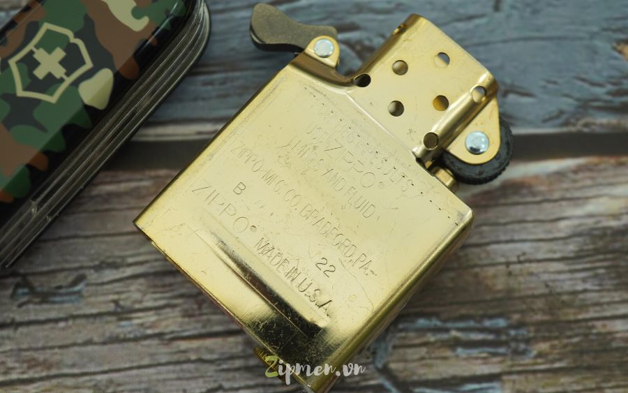 Ruột Zippo usa màu vàng chính hãng
