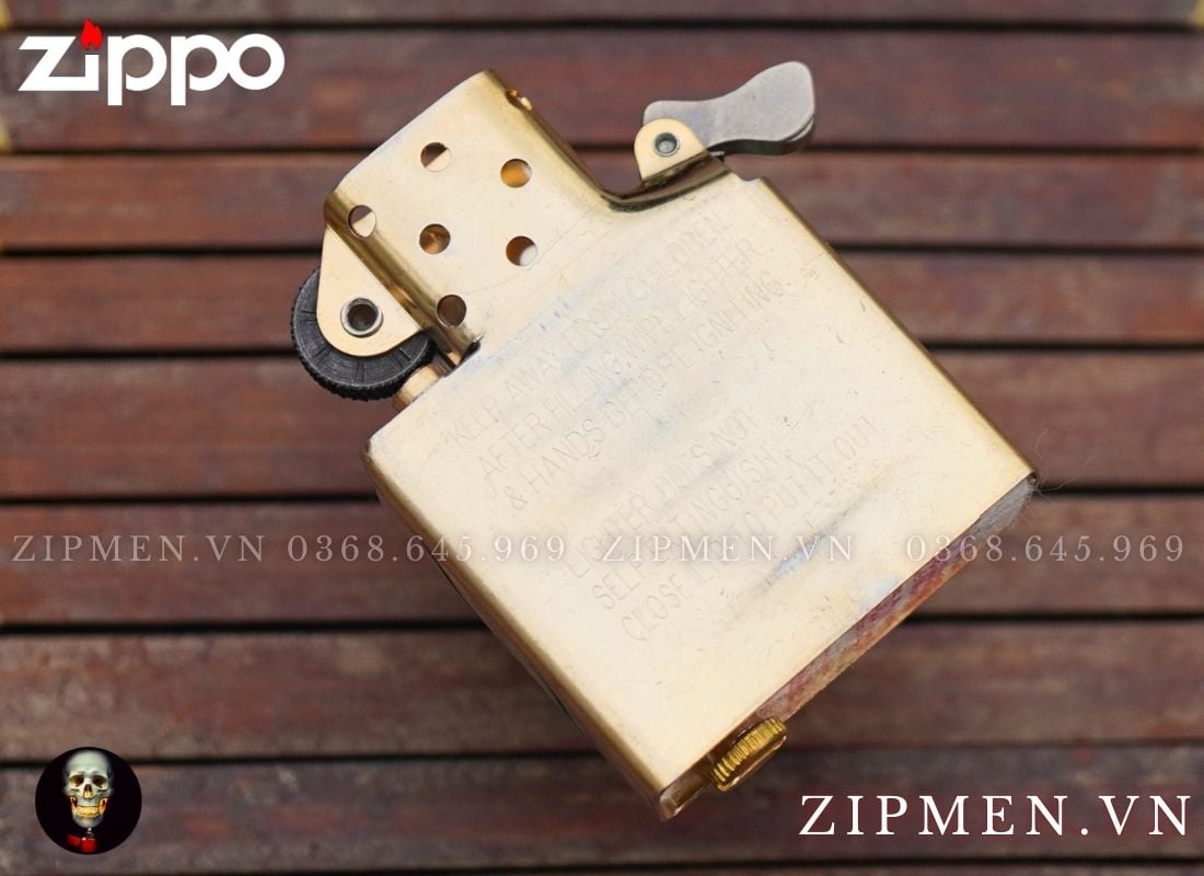 Hộp quẹt zippo replica 1941 kẻ sọc dưa Windproof Lighter