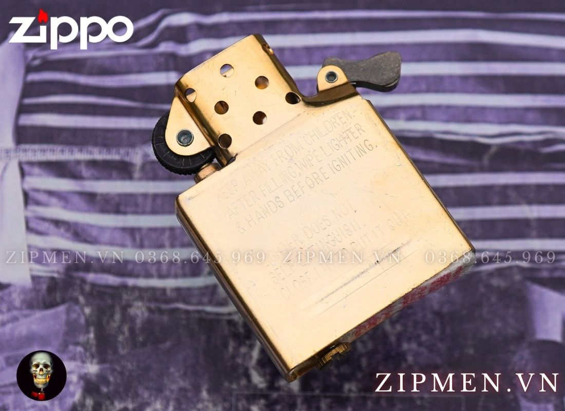 Zippo Windproof đồng thau logo zippo giá rẻ