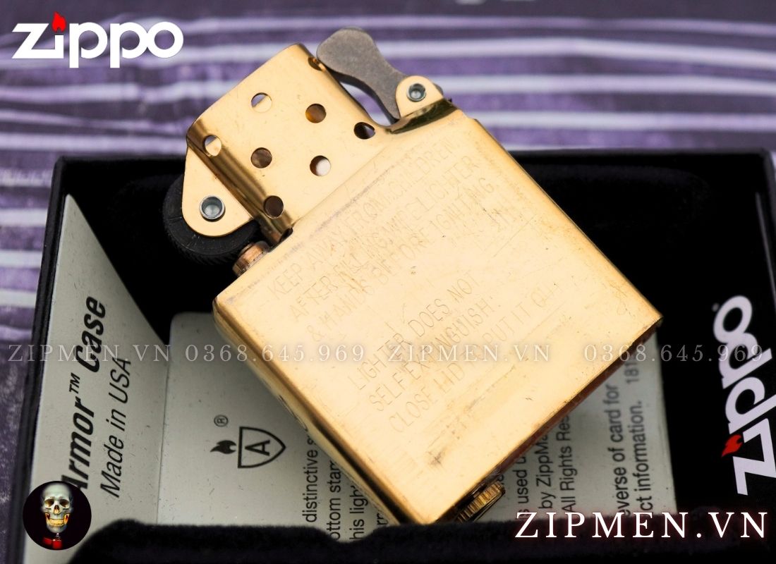 Bật lửa zippo armor Motor harley davidson đại bàng