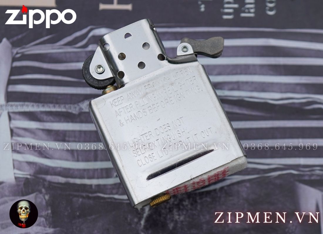 Zippo cao cấp chủ đề đầu lâu