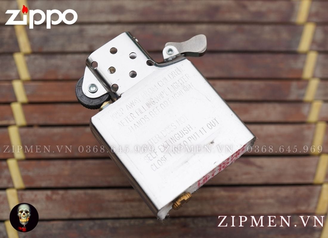 Zippo usa chrome trắng bóng chủ đề 30 tư thế yêu