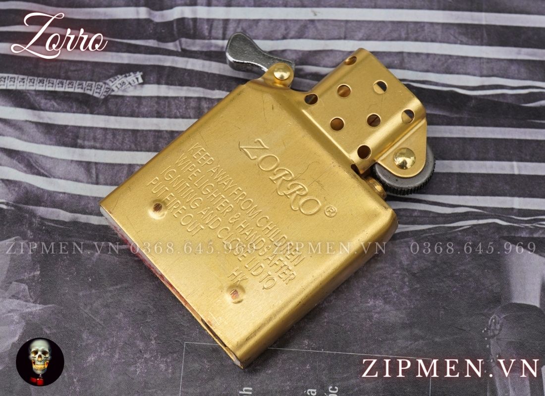 Zorro khắc vân gõ búa bằng tay