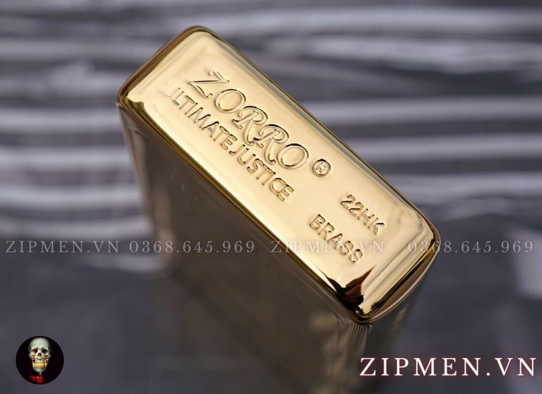 Bật lửa zorro xịn replica fancy gold giá rẻ | Bật lửa zorro chính hãng