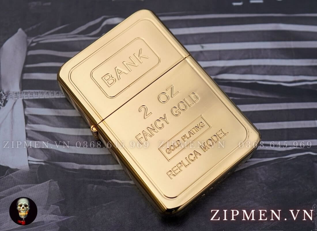 Bật lửa zorro xịn replica fancy gold giá rẻ | Bật lửa zorro chính hãng