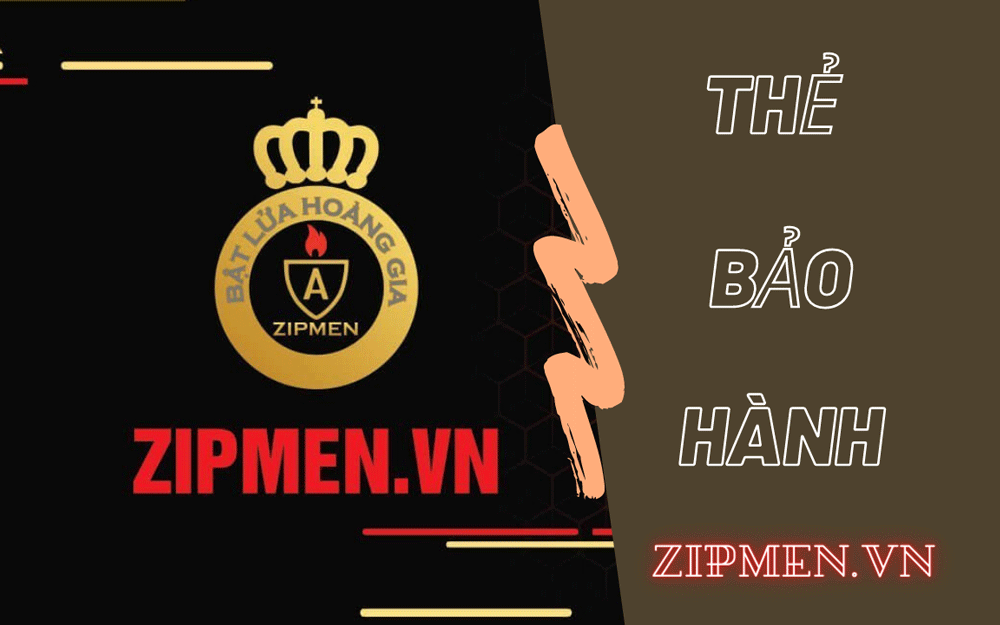 Thẻ bảo hành của shop Zipmen.