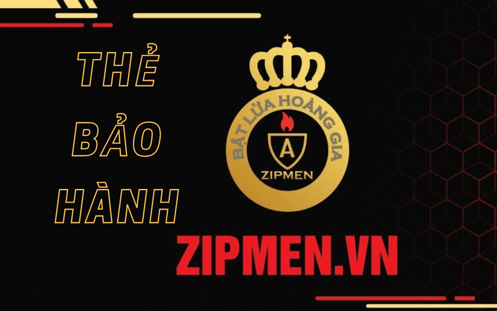 Thẻ bảo hành bật lửa Zippo của Zipmen