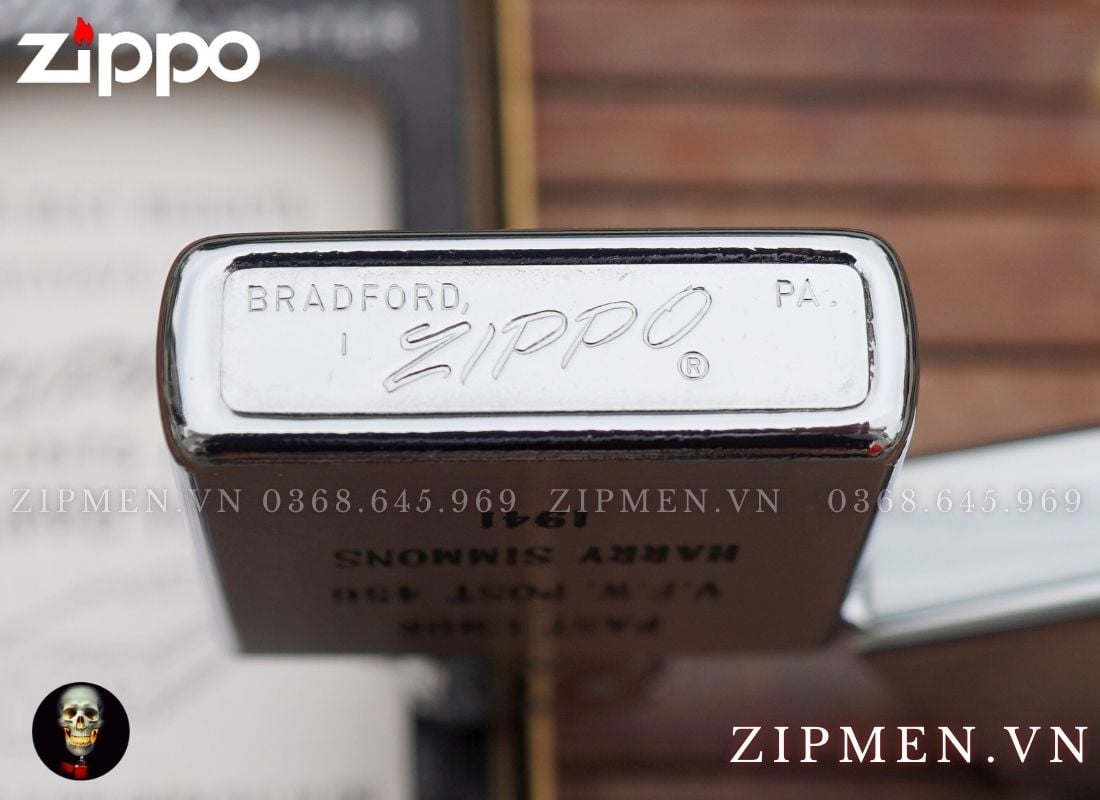 Hộp quẹt zippo cổ xưa năm 1973 mới nguyên hộp