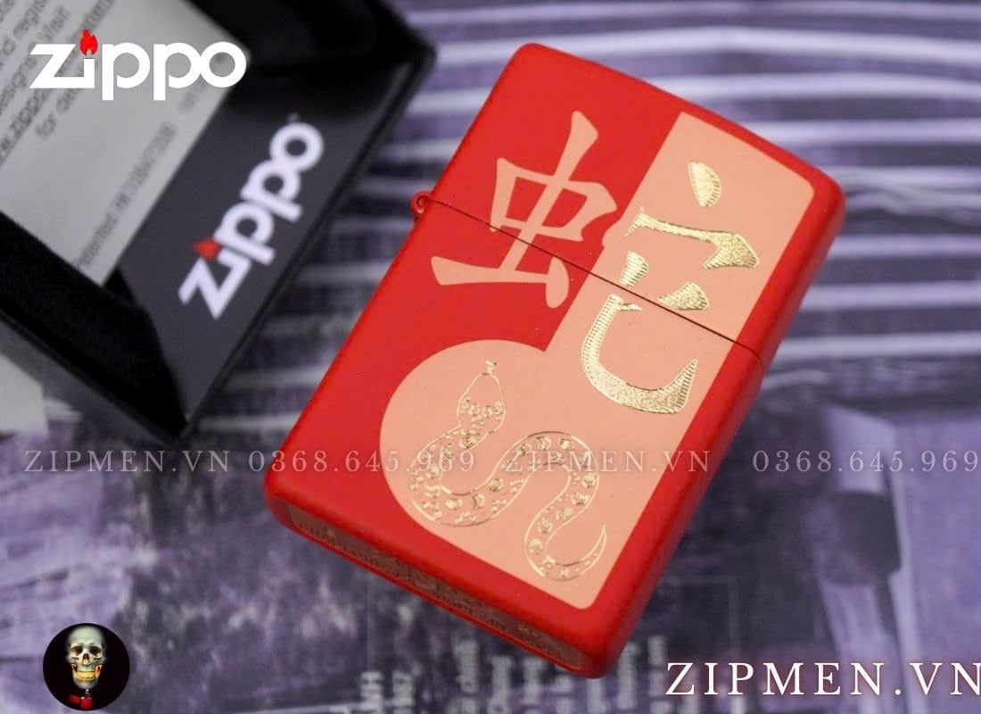 Zippo 46300 năm ất tỵ year of the snake 2025