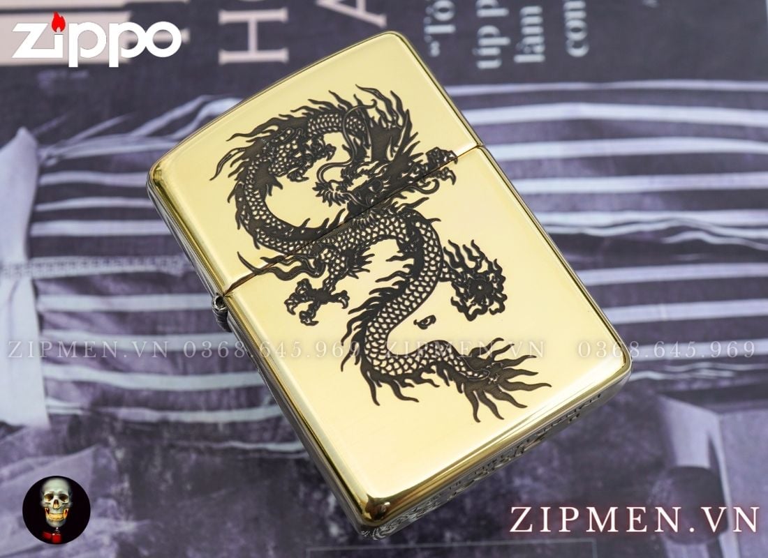zippo armor hình con rồng