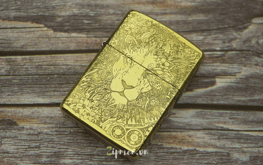 Zippo armor chủ đề vua sư tử