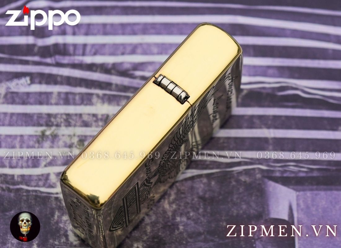 Bật lửa zippo armor Motor harley davidson đại bàng