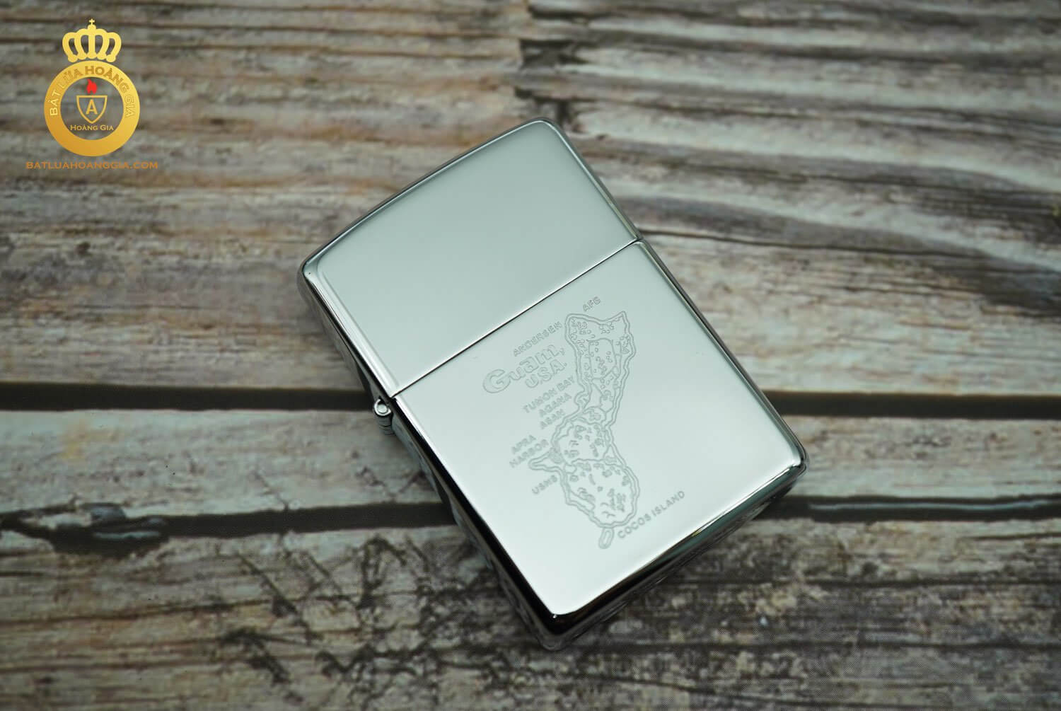 ZIPPO CỔ XƯA LA MÃ IX NĂM 1993 CHỦ ĐỀ ĐẢO GUAM – ZIPMEN