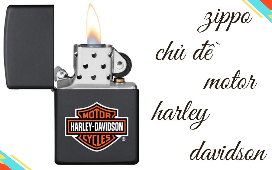 Zippo chủ đề Motor Harley Davidson