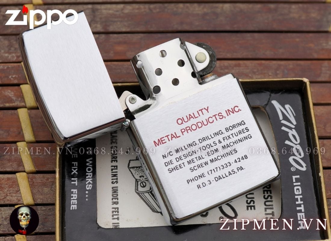Hộp quẹt zippo cổ xưa 1979 mới chưa qua lửa