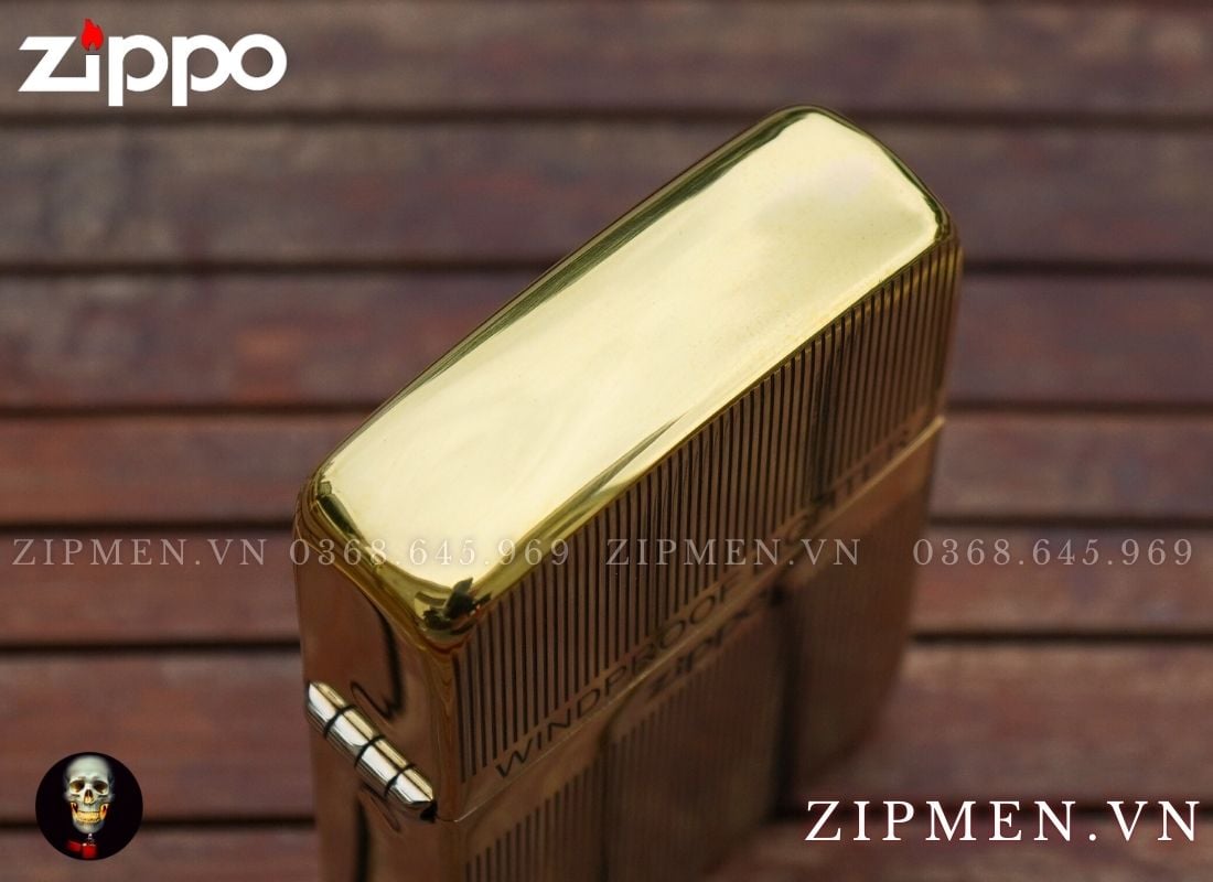 Hộp quẹt zippo replica 1941 kẻ sọc dưa Windproof Lighter