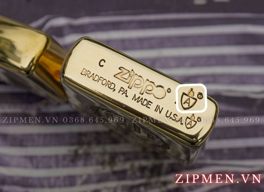 Zippo armor khắc nổi chủ đề Đại Bàng Mỹ Limited