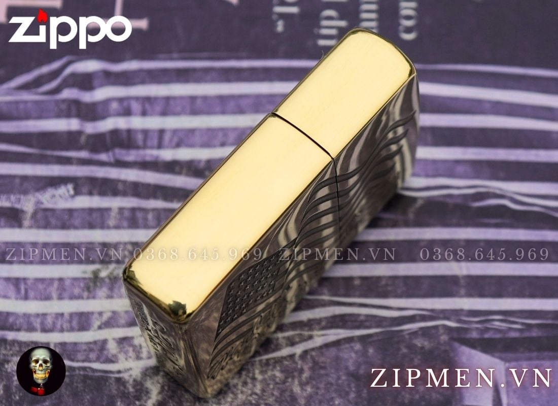 Bật lửa zippo armor Motor harley davidson đại bàng