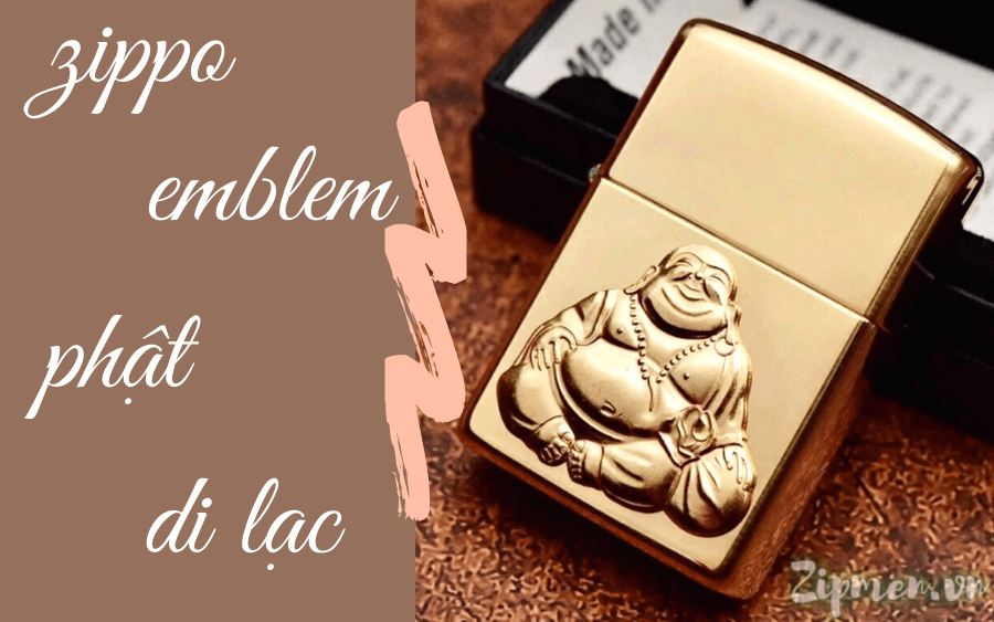 Zippo armor emblem phật di lạc