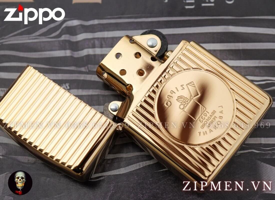 Zippo Founder’s Day 2021 Gold Plated Zippo 49631 mạ vàng 18K ZIPMEN
