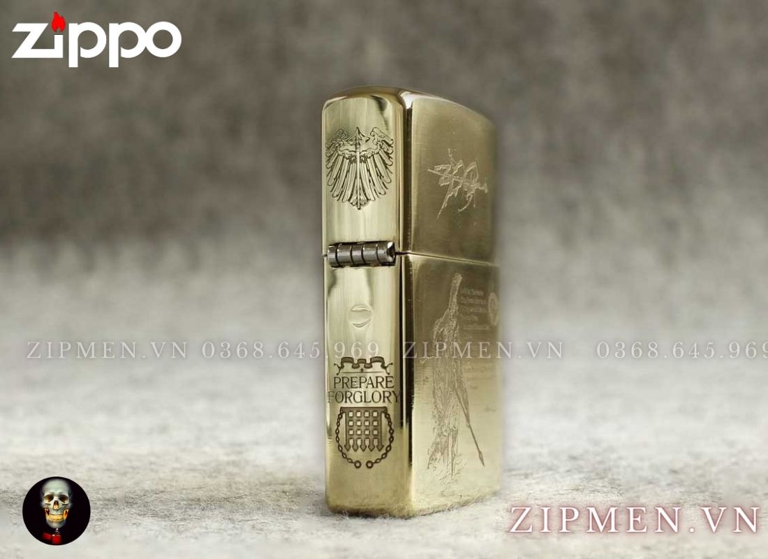 Bật lửa zipo usa chủ đề 300 chiến binh 300 chiến binh sparta cao cấp