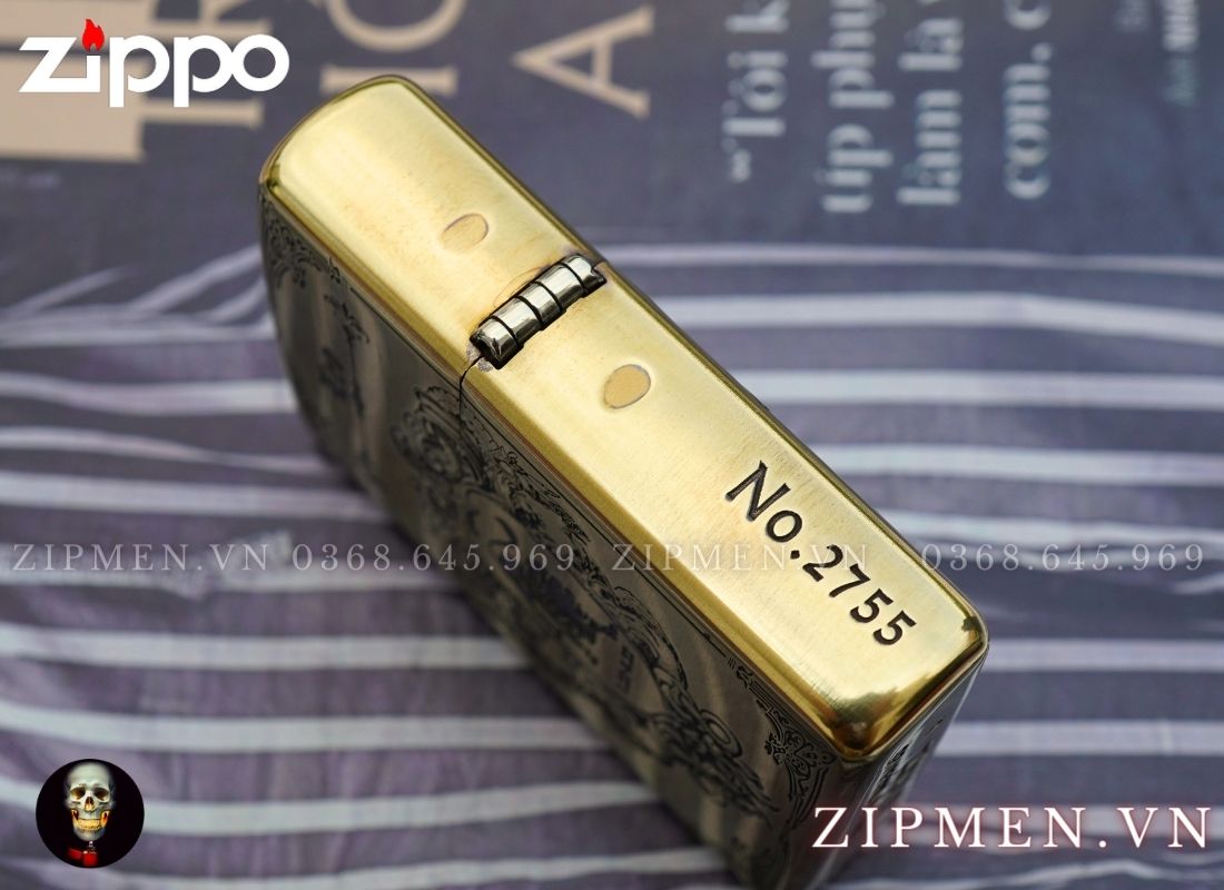 Zippo Armor xuất Nhật cung hoàng đạo Sư Tử