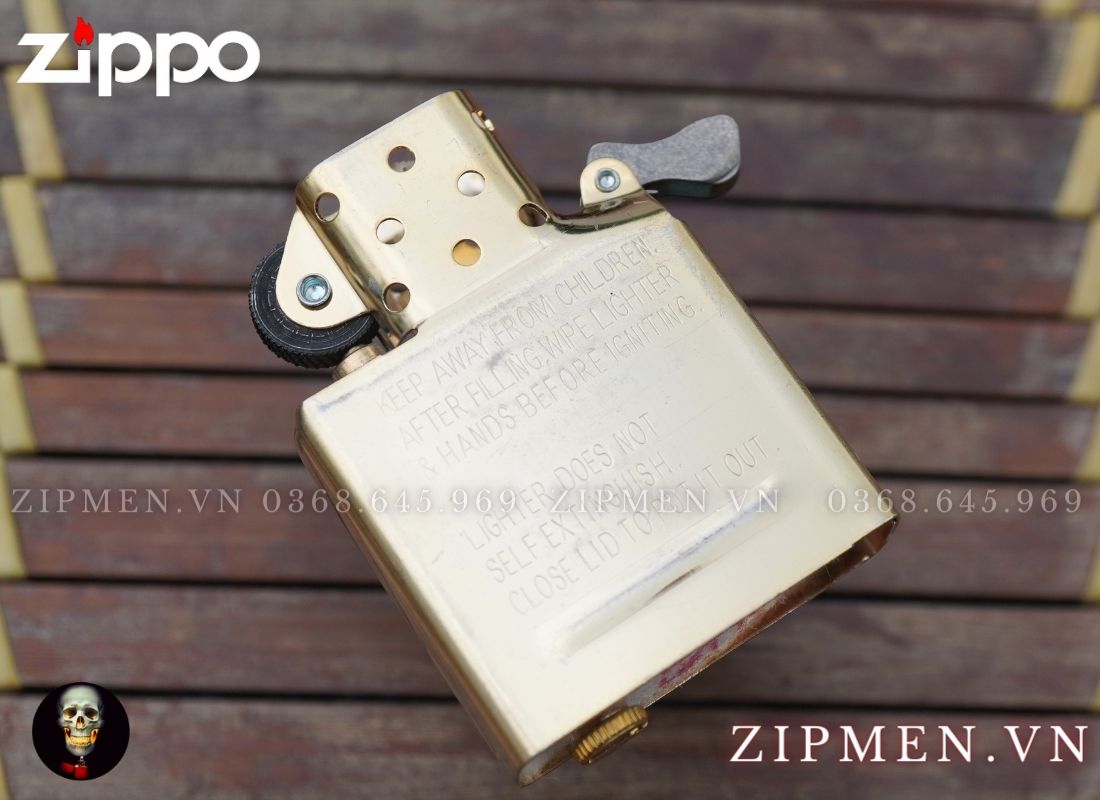 bật lửa zippo armor cá chép bông sen