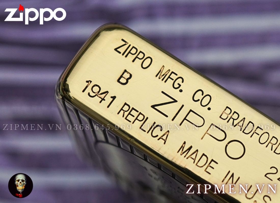 Bật lửa zippo USA Replica tái bản 1941 chủ đề Founder'day