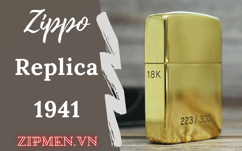 Hộp quẹt Zippo replica tái bản 1941