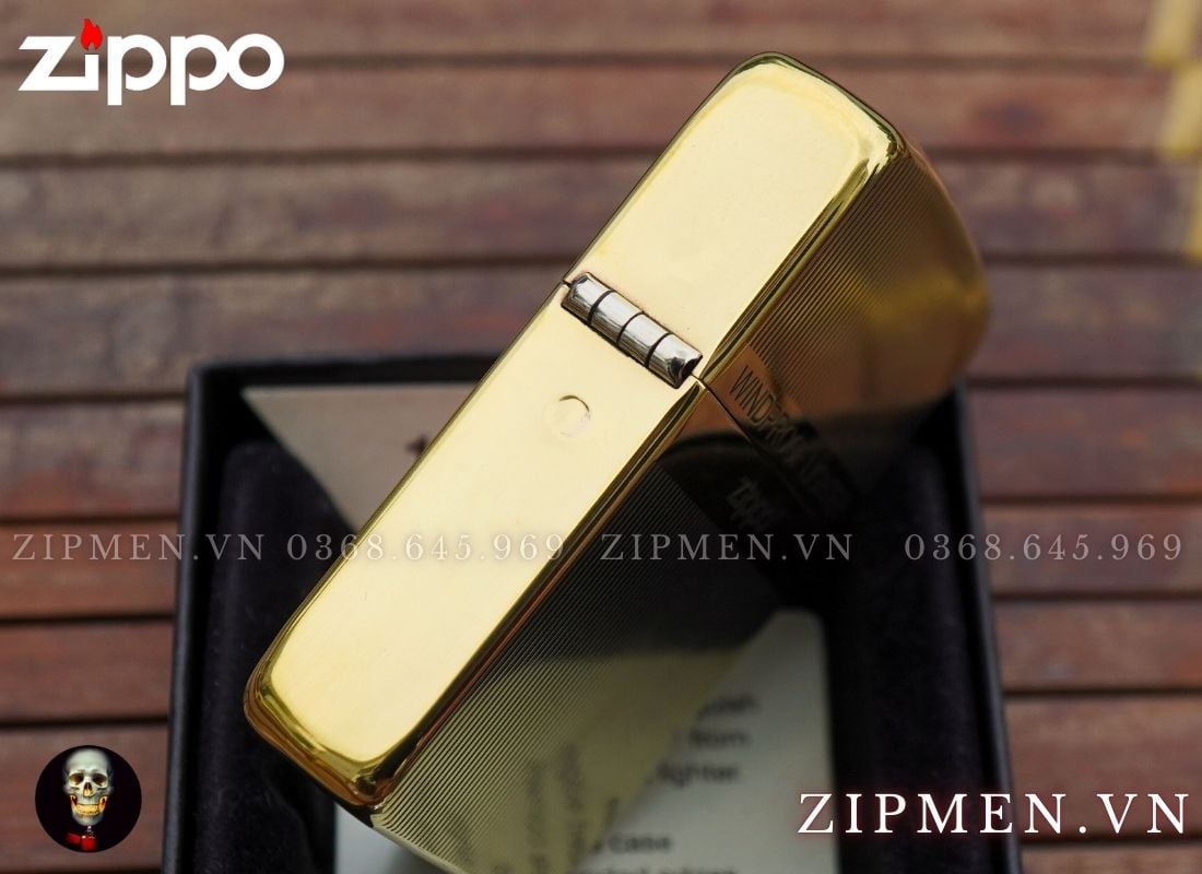 Hộp quẹt zippo replica 1941 kẻ sọc dưa Windproof Lighter