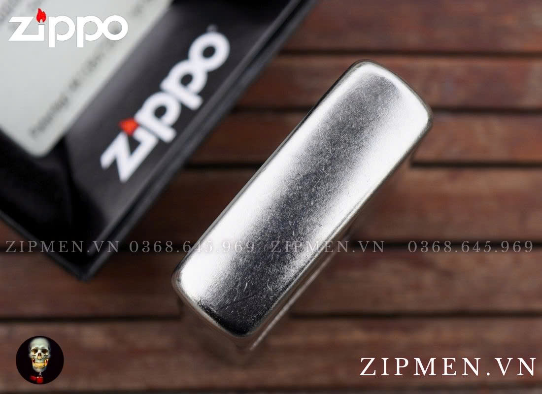 Zippo USA trắng caro chủ đề biệt đội lính đánh thuê