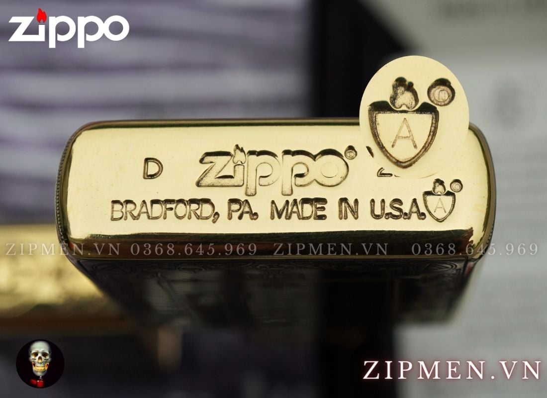 zippo USA Armor hiệp sỹ trung cổ God Wills It