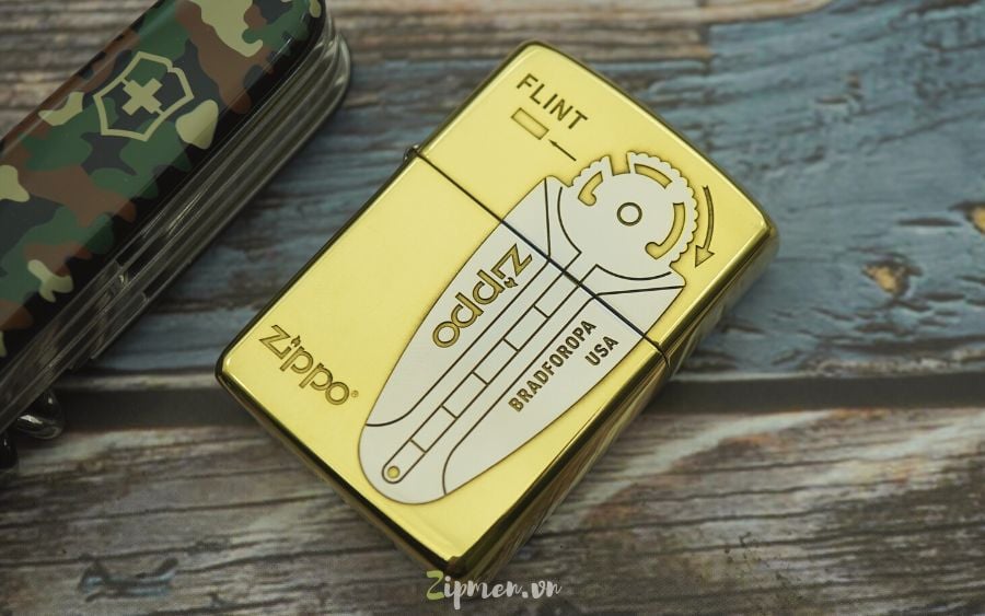 Zippo armor chủ đề vỉ đá